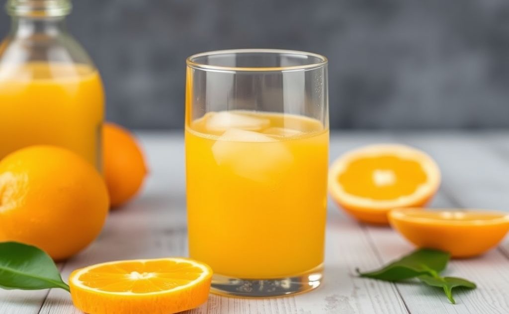 Orange juice causing heartburn effects on the body