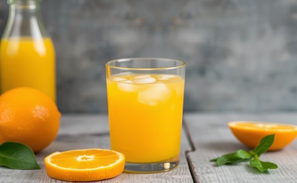 Orange juice effects on gout symptoms