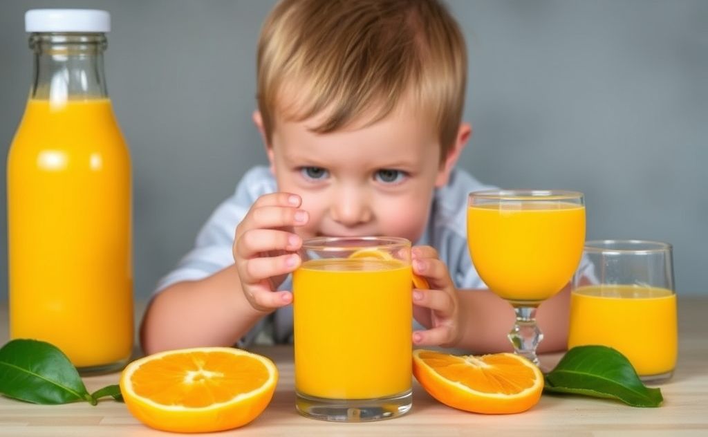 Orange juice effects on kidney health in children