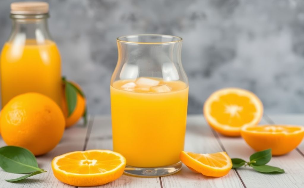 Orange juice effects on stomach health and gastritis