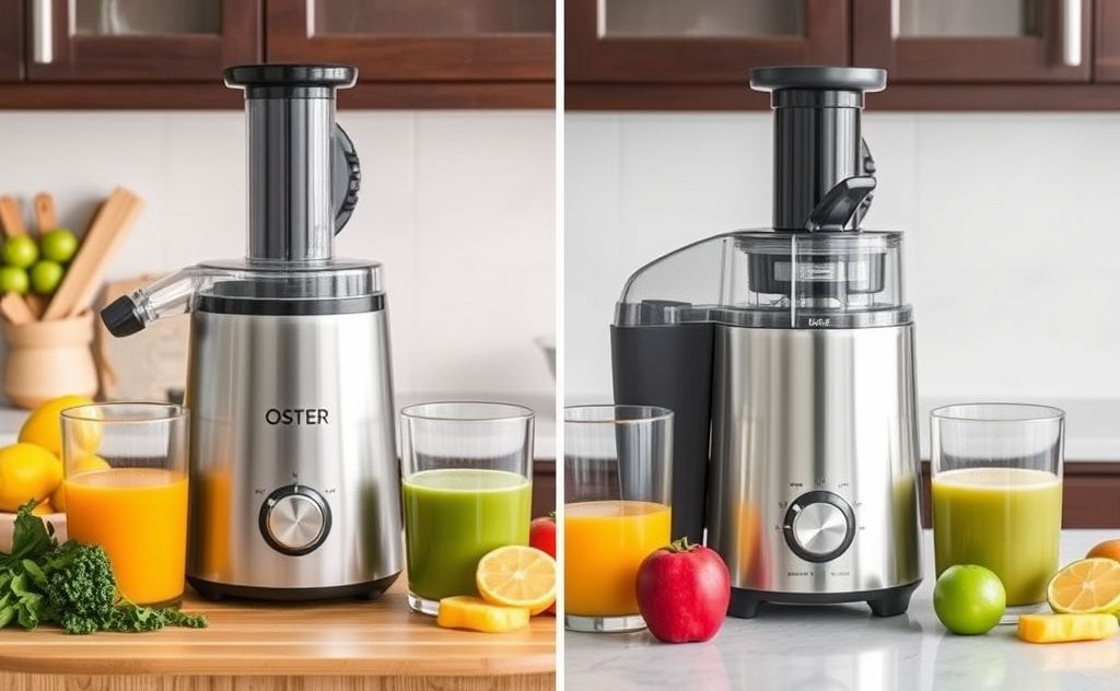 Oster and Breville juicer performance test