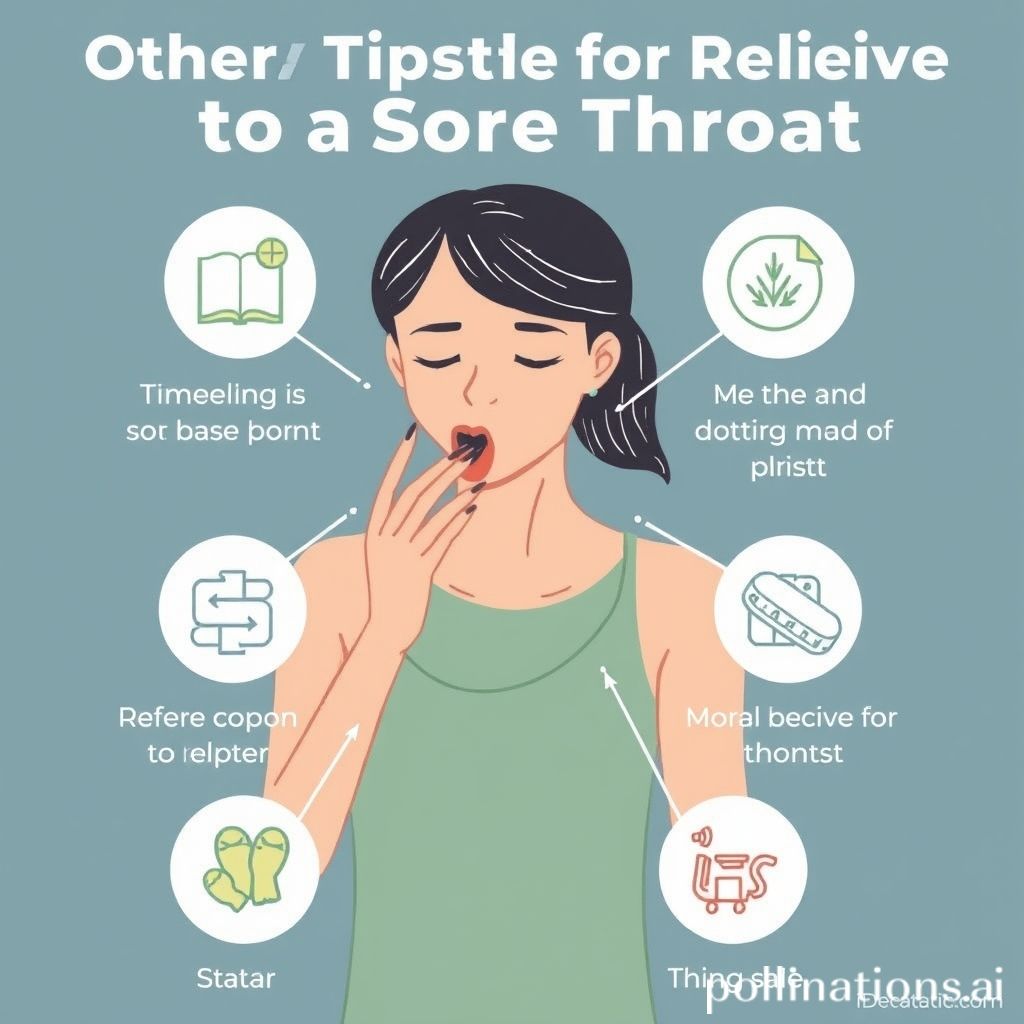 Additional tips for soothing a sore throat