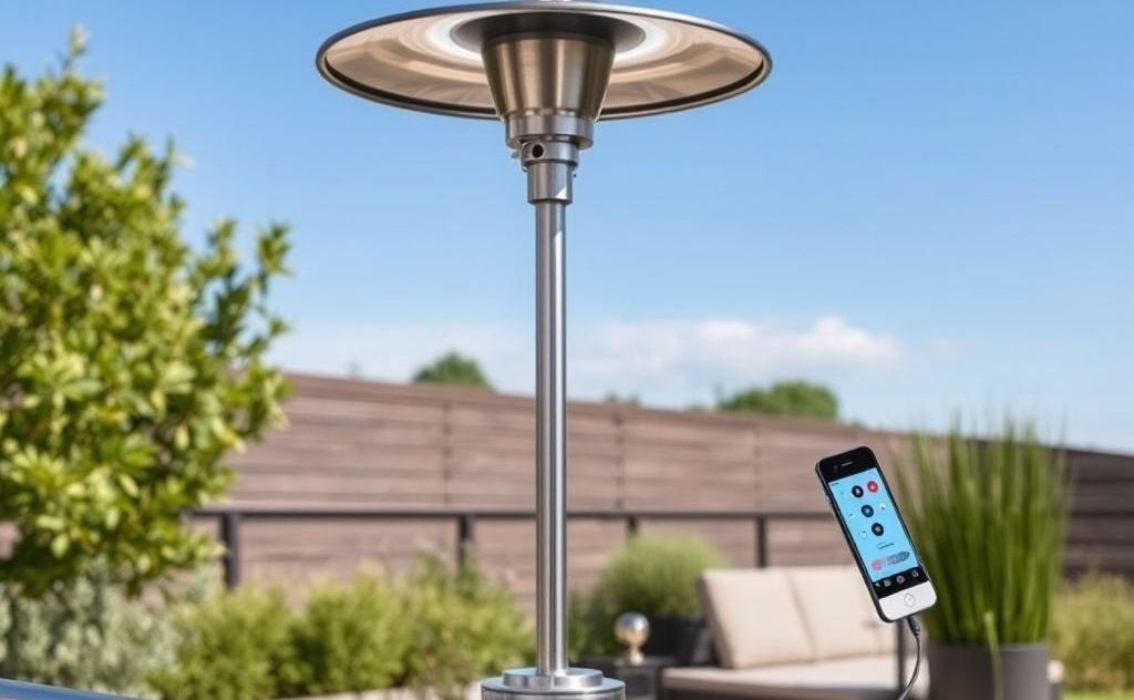 Outdoor heater with customized remote control