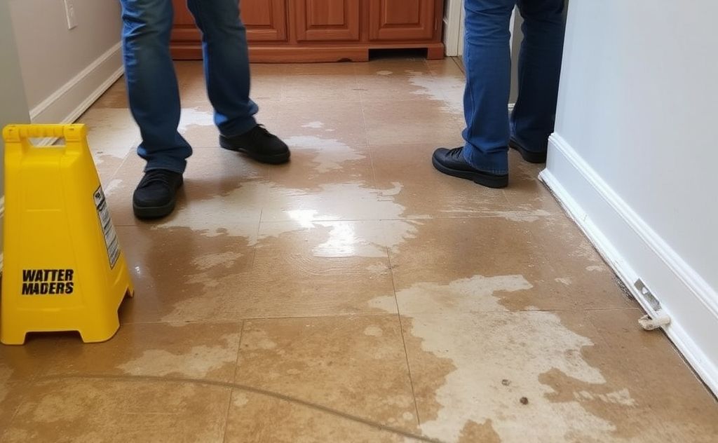 Over-wetting floors leads to damage and mold