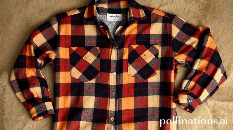 Flanel oversized earth tone