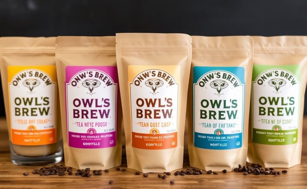 Owl's Brew unique boozy tea blend flavors