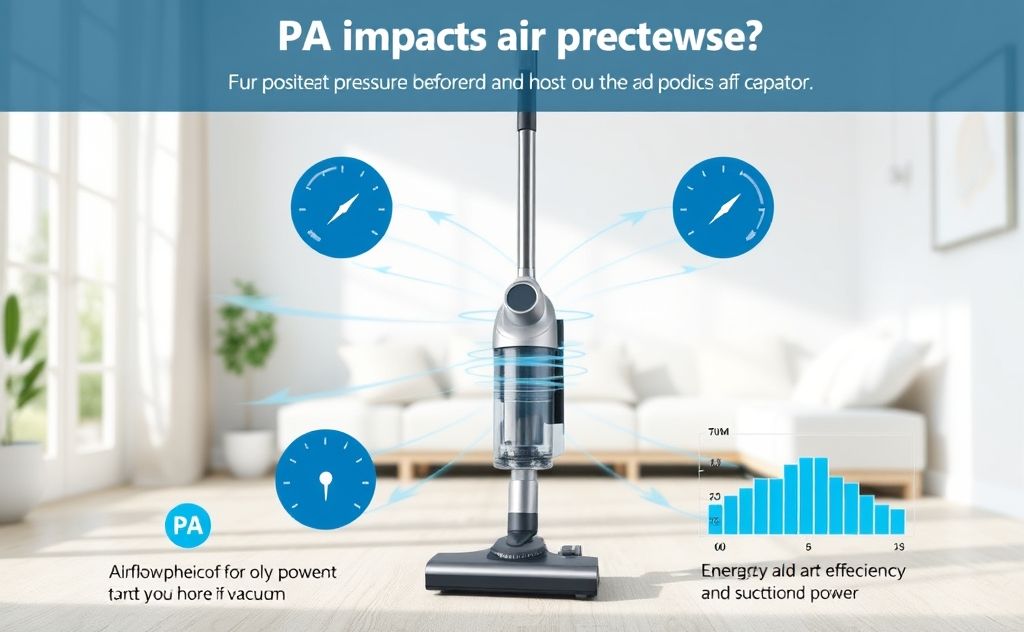 PA impacts vacuum cleaner efficiency and power