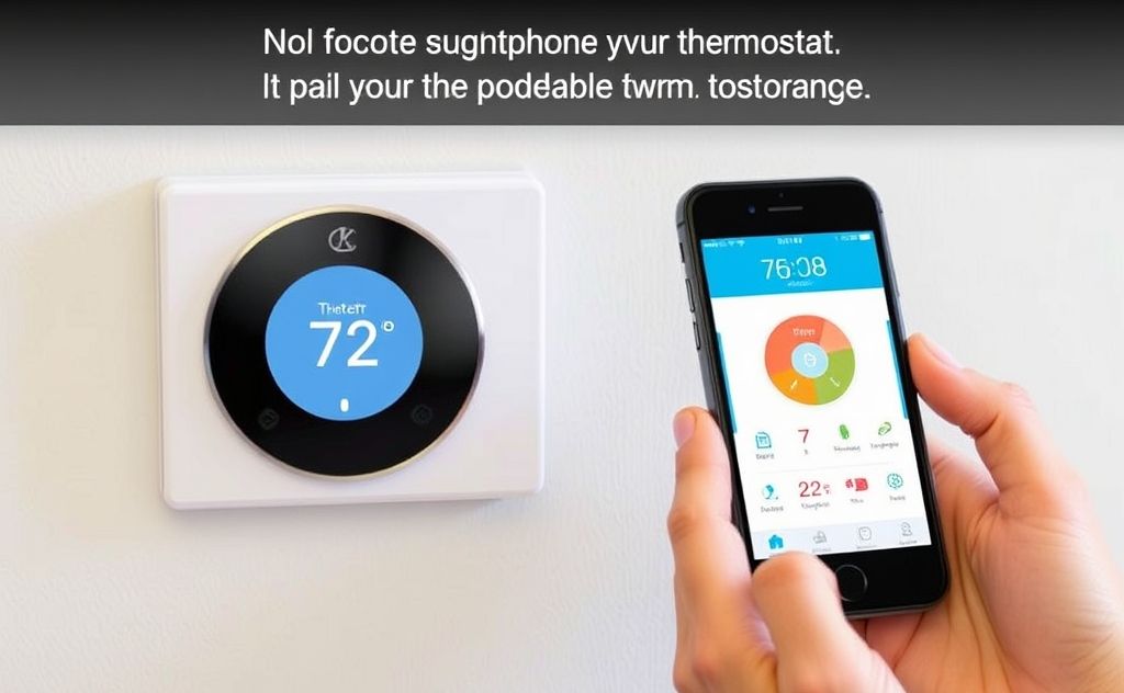 Pair your thermostat with a smartphone app easily