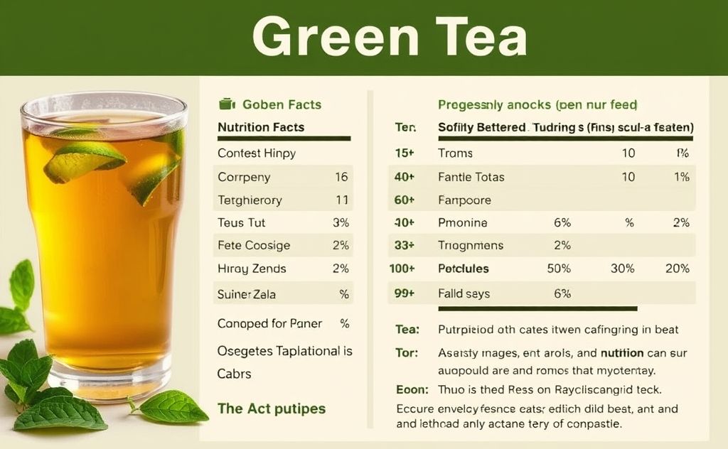 Panera Green Tea benefits and nutrition facts