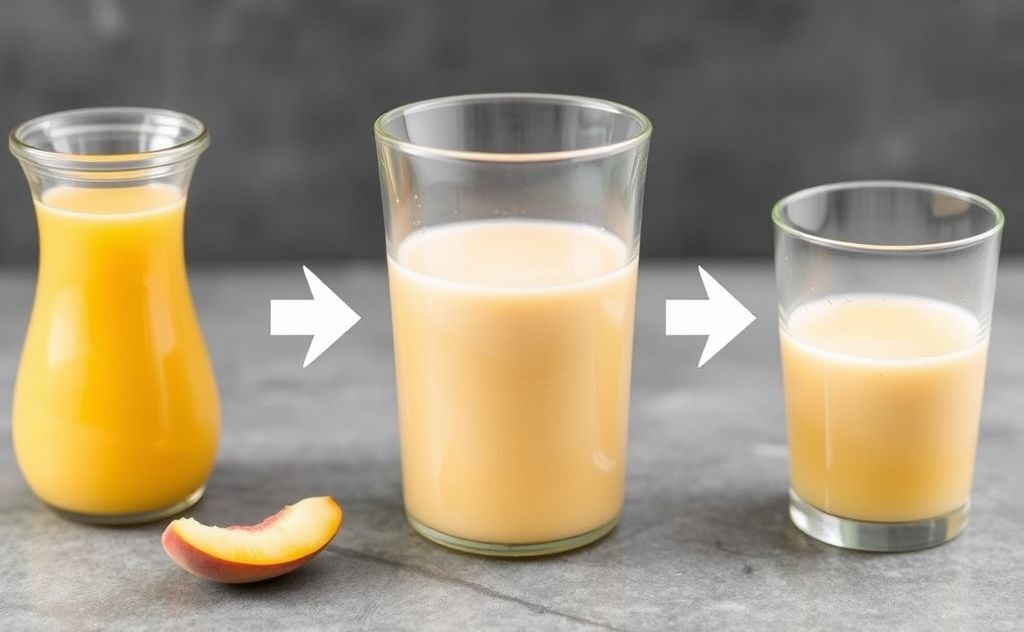 Peach milk tea preparation process guide