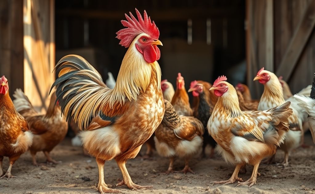 Pecking order disputes cause feather loss in chickens