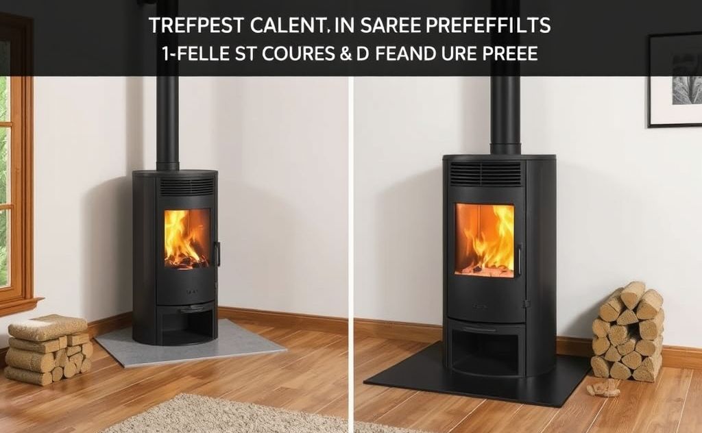 Pellet stove showcasing top brand features and design