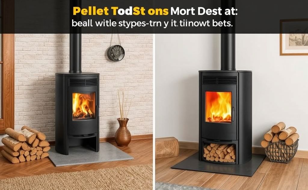 Pellet stoves types and their working process