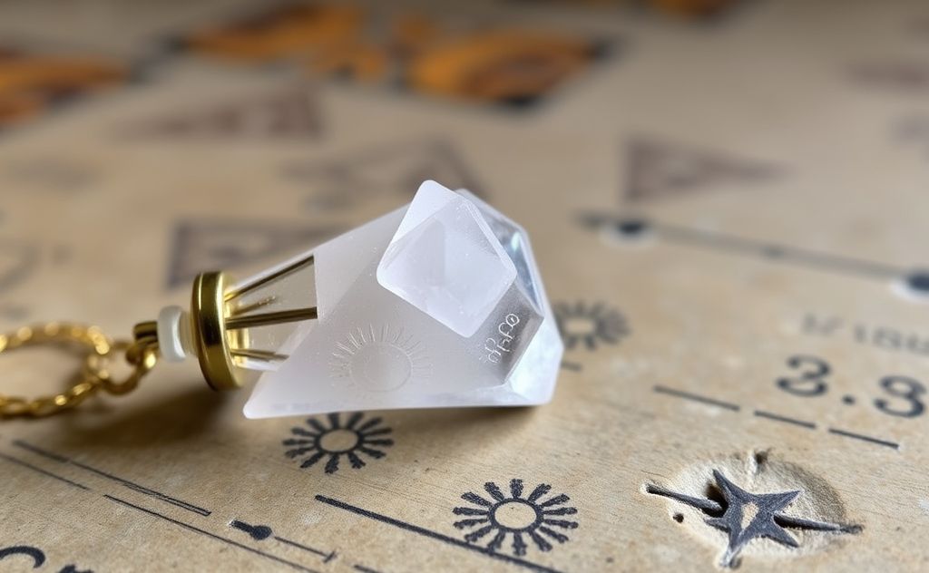 Pendulum crystal for guidance and clarity