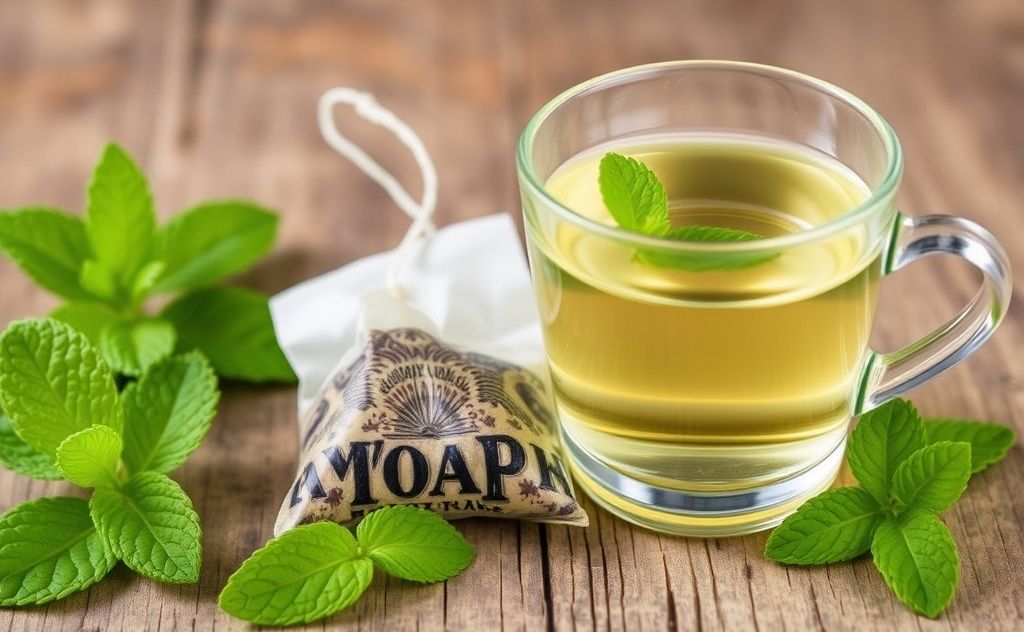 Peppermint tea bag remedy for toothache relief