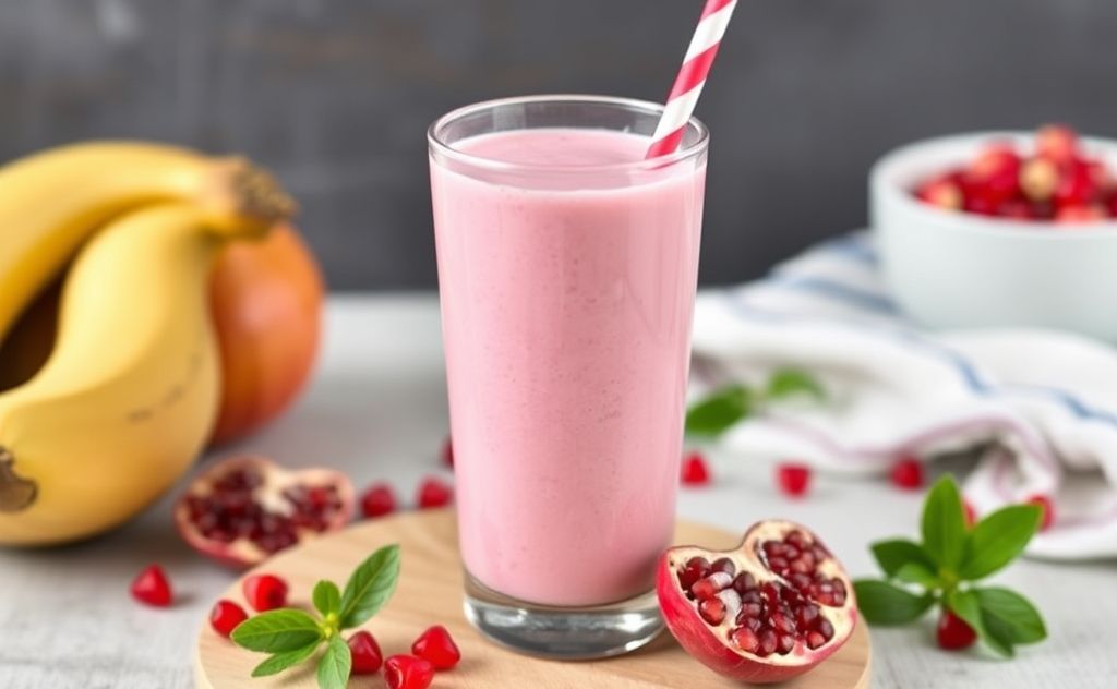 Perfect Pomegranate Milkshake Recipe Healthy Benefits