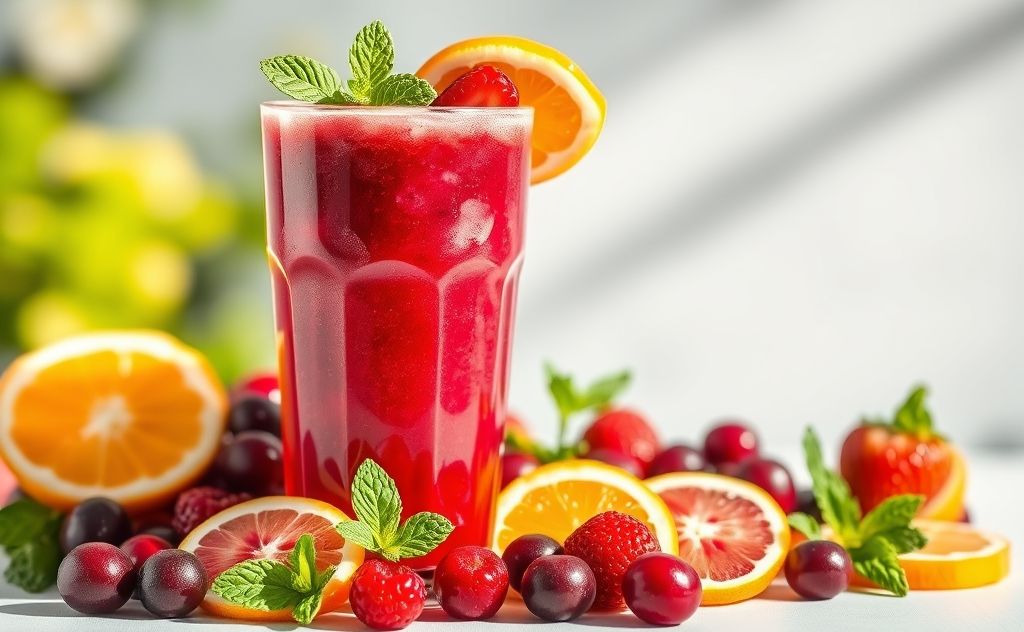 Perfect flavor pairings cranberry juice smoothies