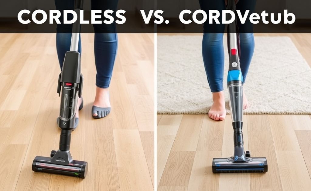 Performance comparison cordless vs corded vacuums