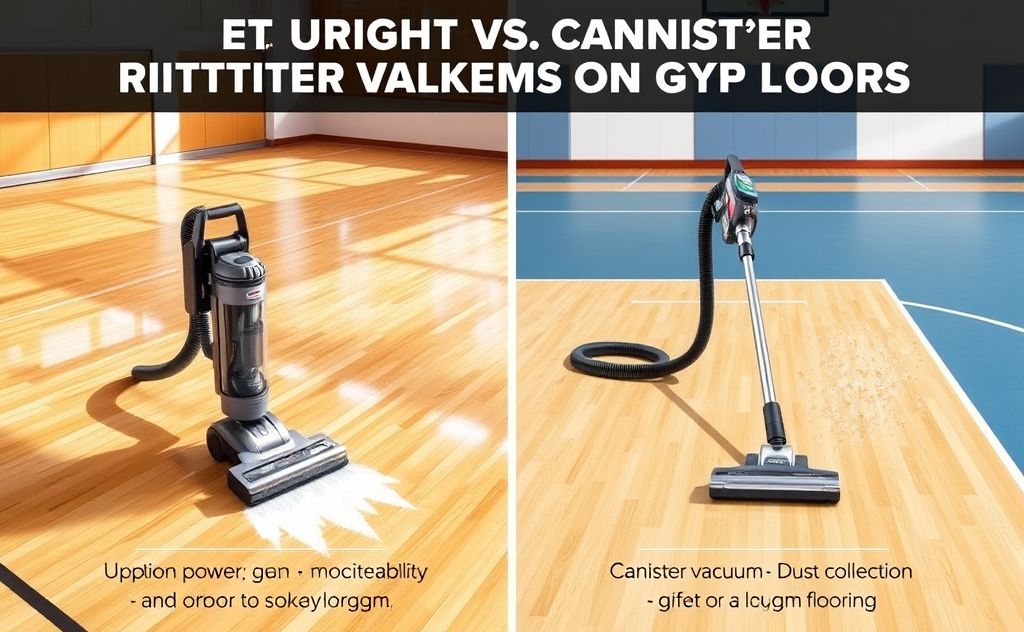 Performance of Upright and Canister Vacuums on Gym Floors