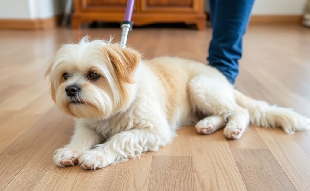Pet hair removal methods for different floors