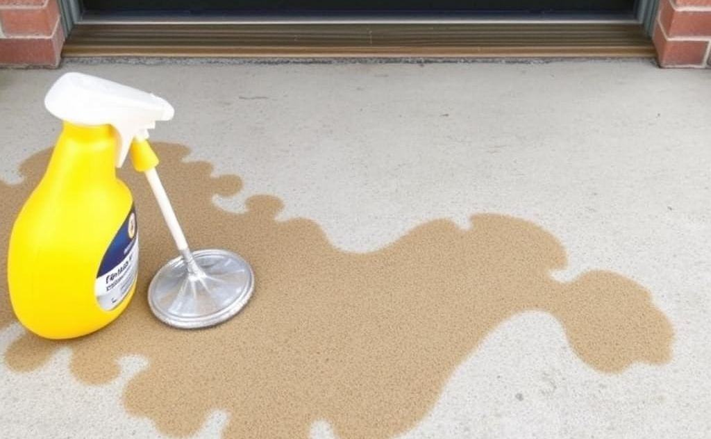 Pet stain removal from concrete surfaces