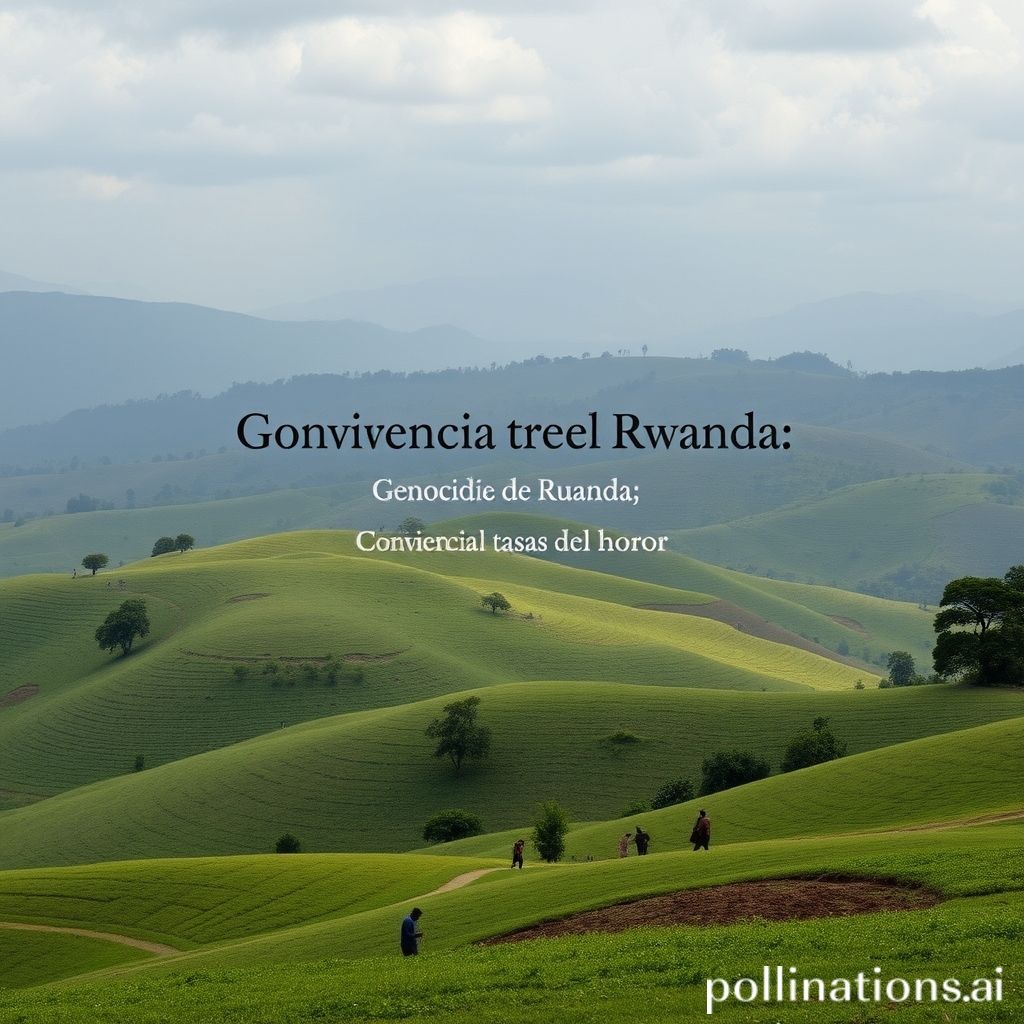 Paisaje de Ruanda simbolizando la reconstrucción y memoria tras el genocidio