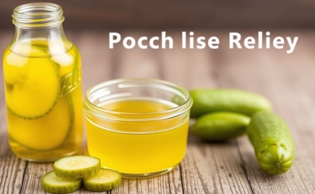 Pickle juice remedy for cough relief