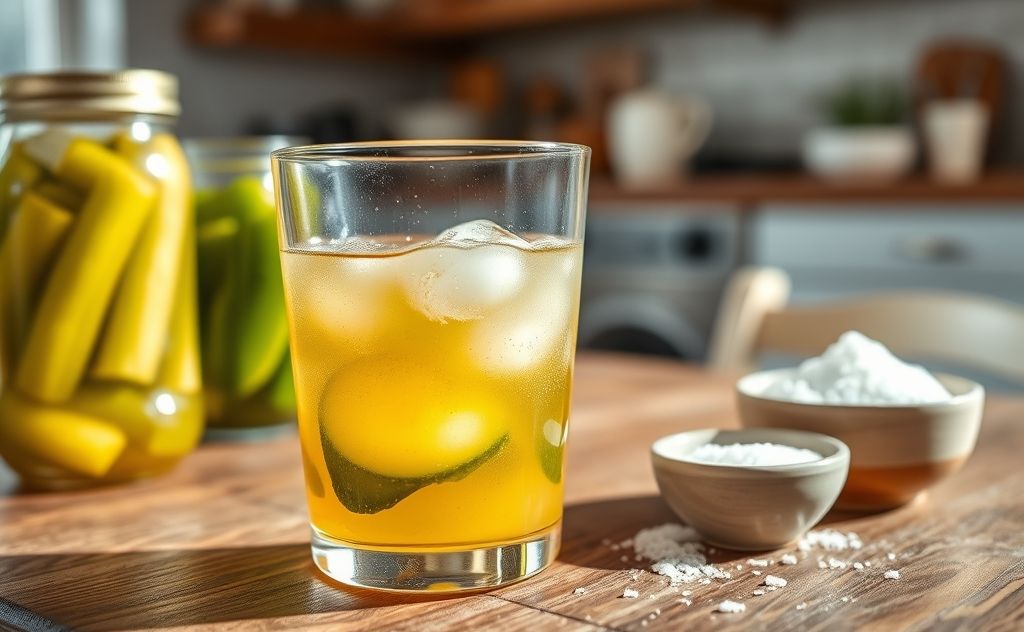 Pickle juice remedy for sore throat relief