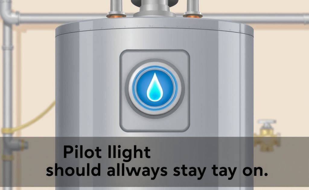 Pilot light should always stay on for water heater