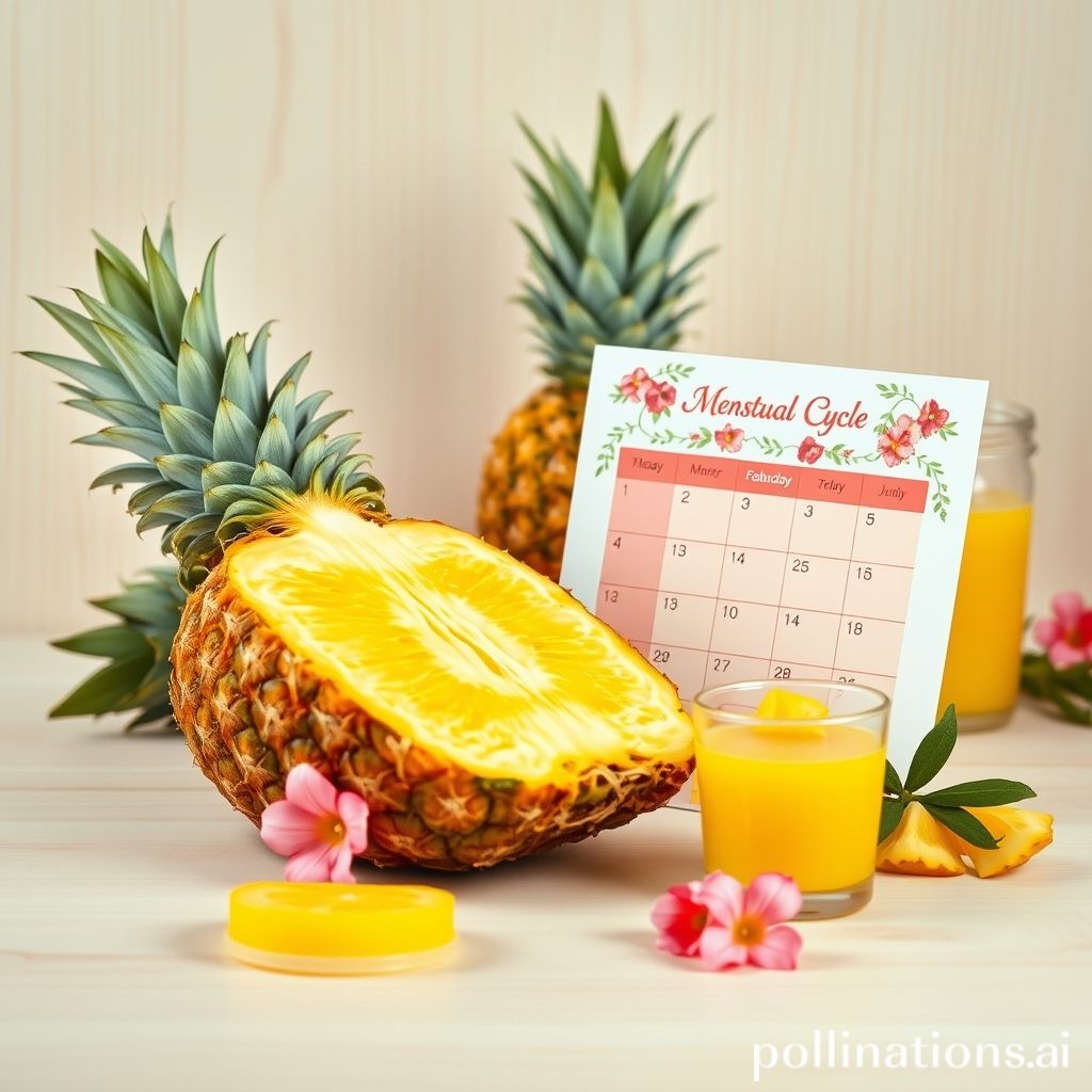 Pineapple Juice and Menstrual Health