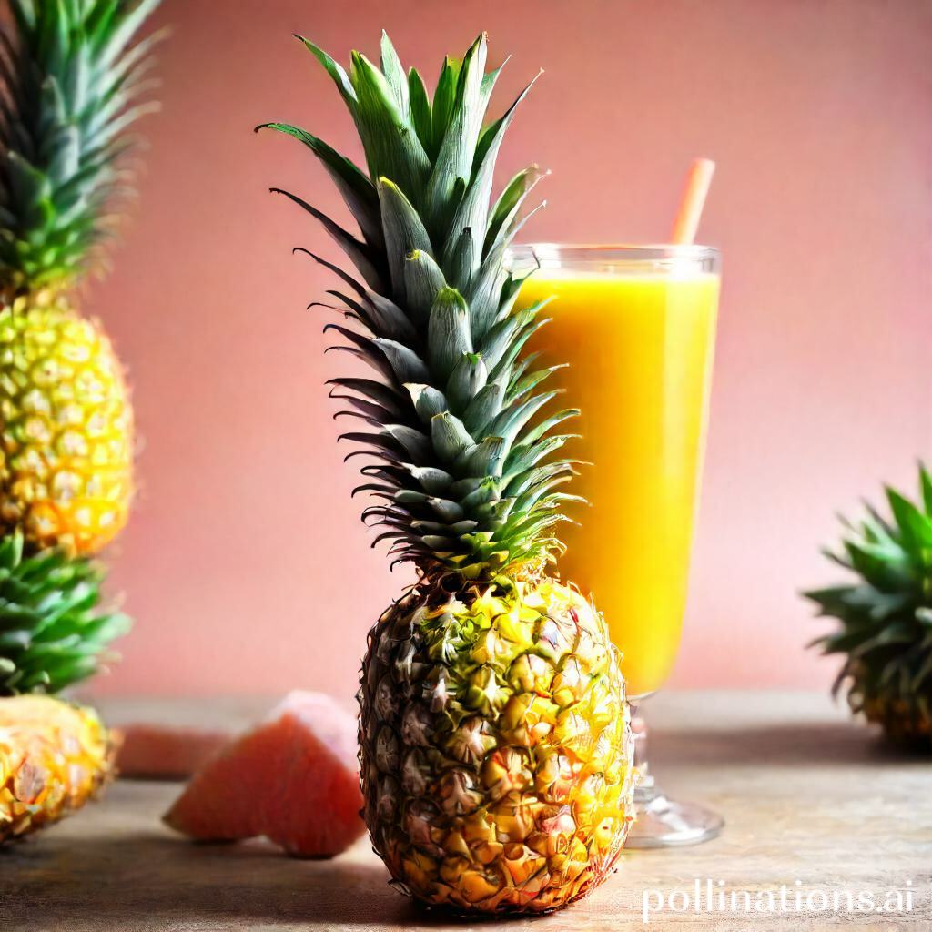 Pineapple juice and its effect on taste perception
