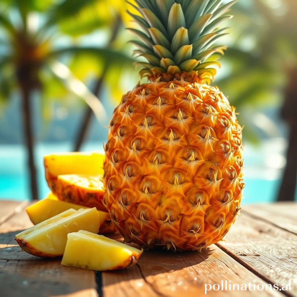 Pineapple juice and its effect on taste perception