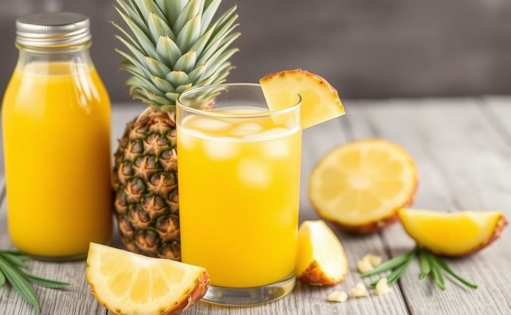 Pineapple juice benefits for cough relief