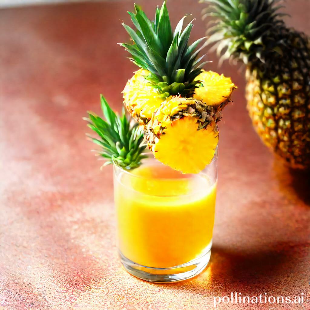 does pineapple juice help with mucus