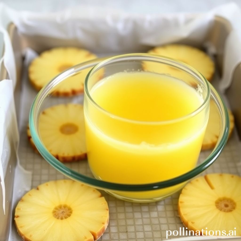 Pineapple Juice: Enhancing Baking Delights