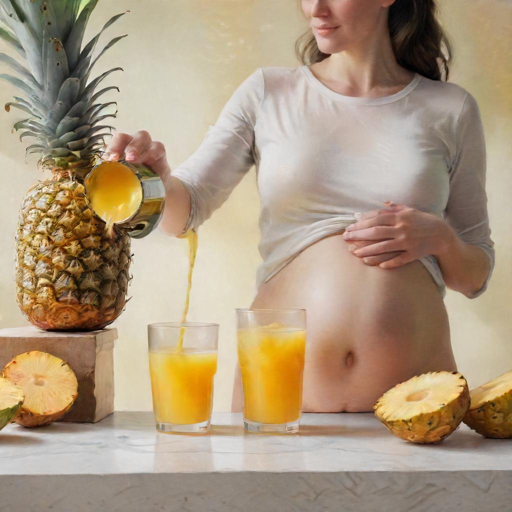 is pineapple juice bad for pregnancy