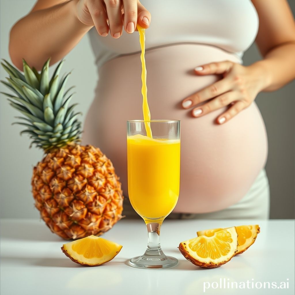 is pineapple juice bad for pregnancy