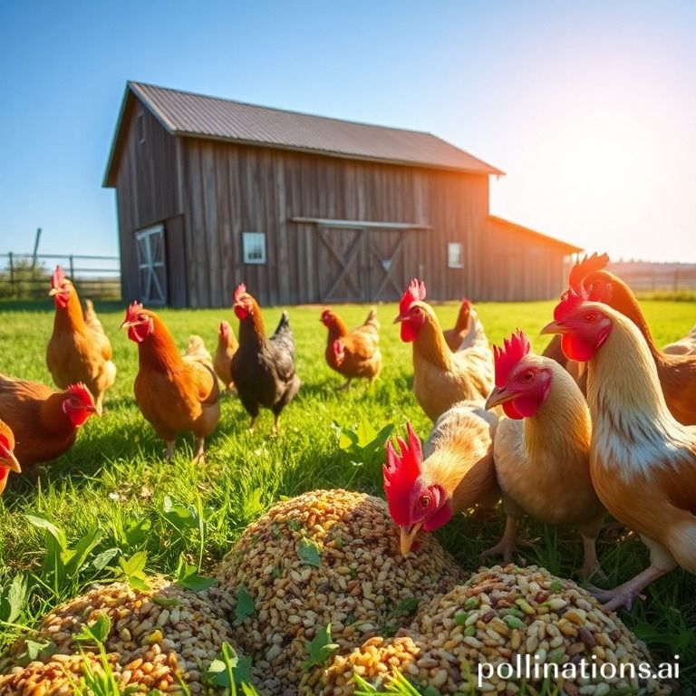 Plant-based protein for chickens