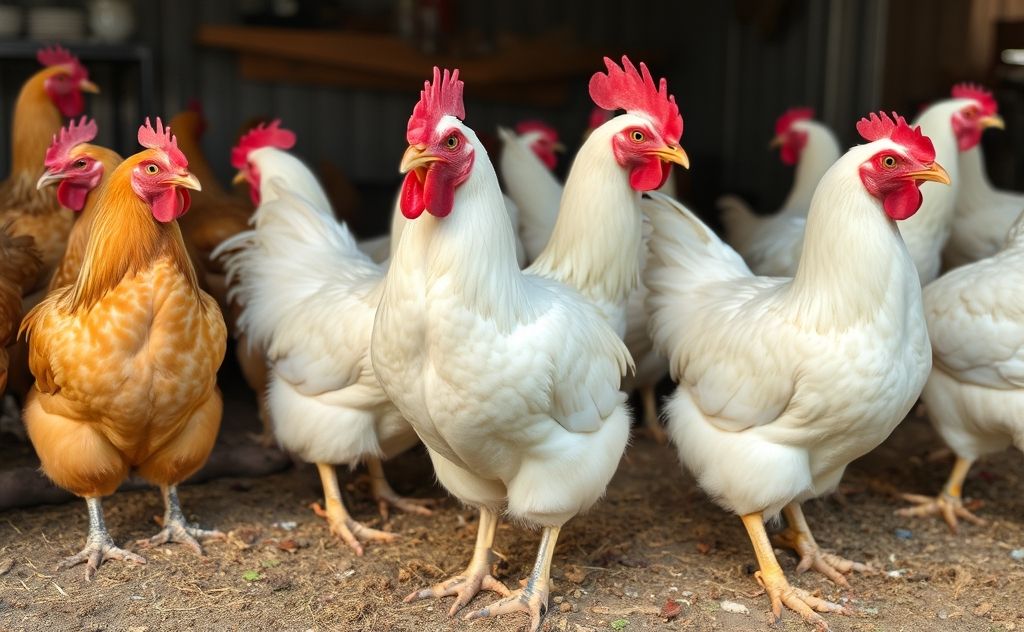 Polish chickens for sale at local farms and markets