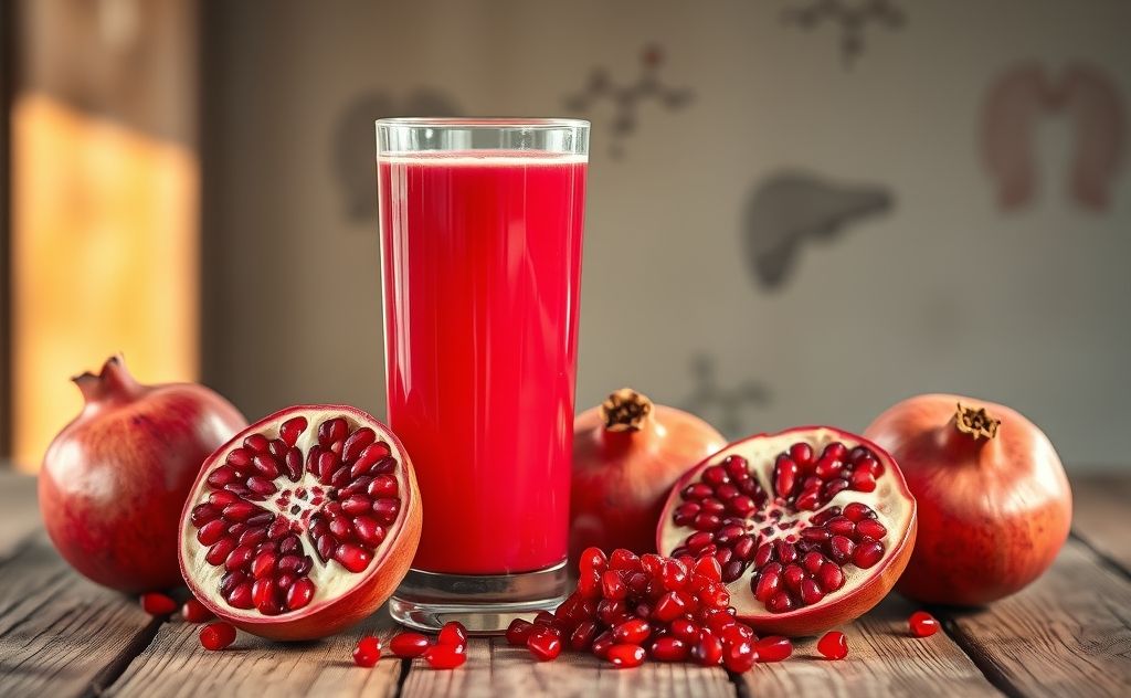 Pomegranate juice benefits for prostate health