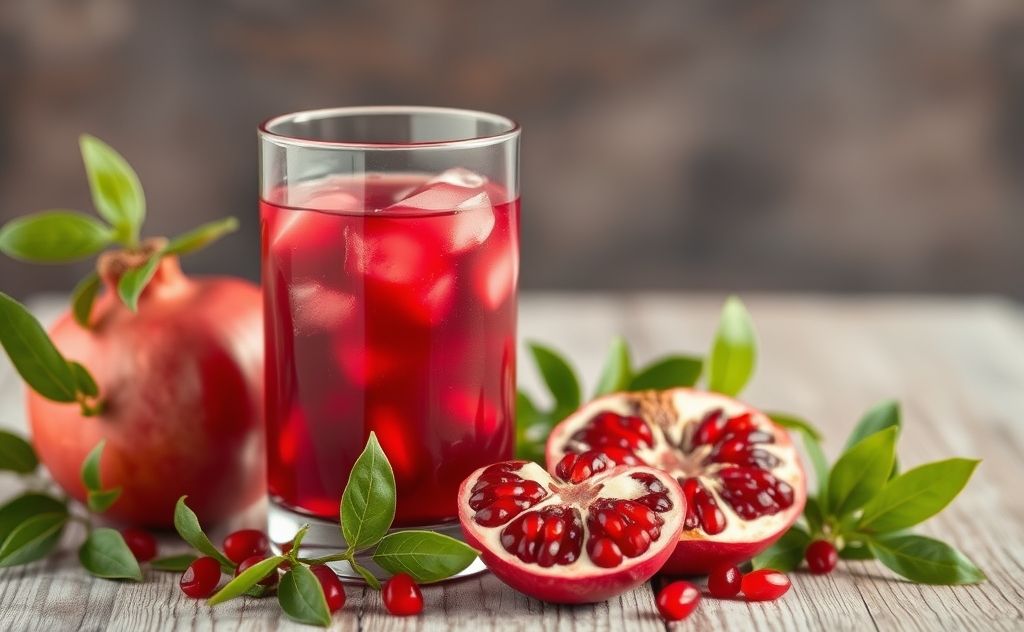 Pomegranate juice rich in iron benefits health