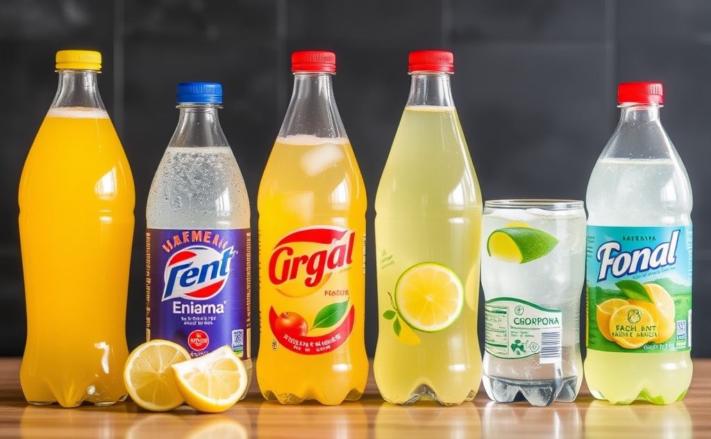 Popular soft drinks without citric acid