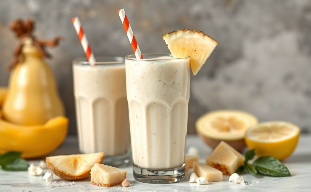 Popular tropical smoothie drinks white chocolate