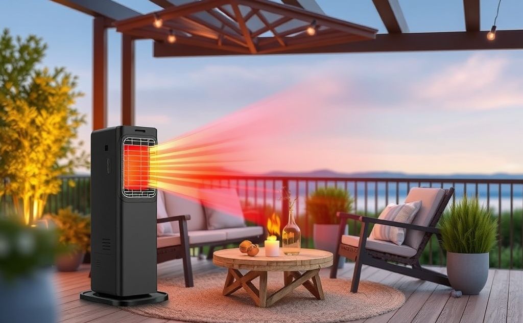 Portable infrared heater for outdoor comfort