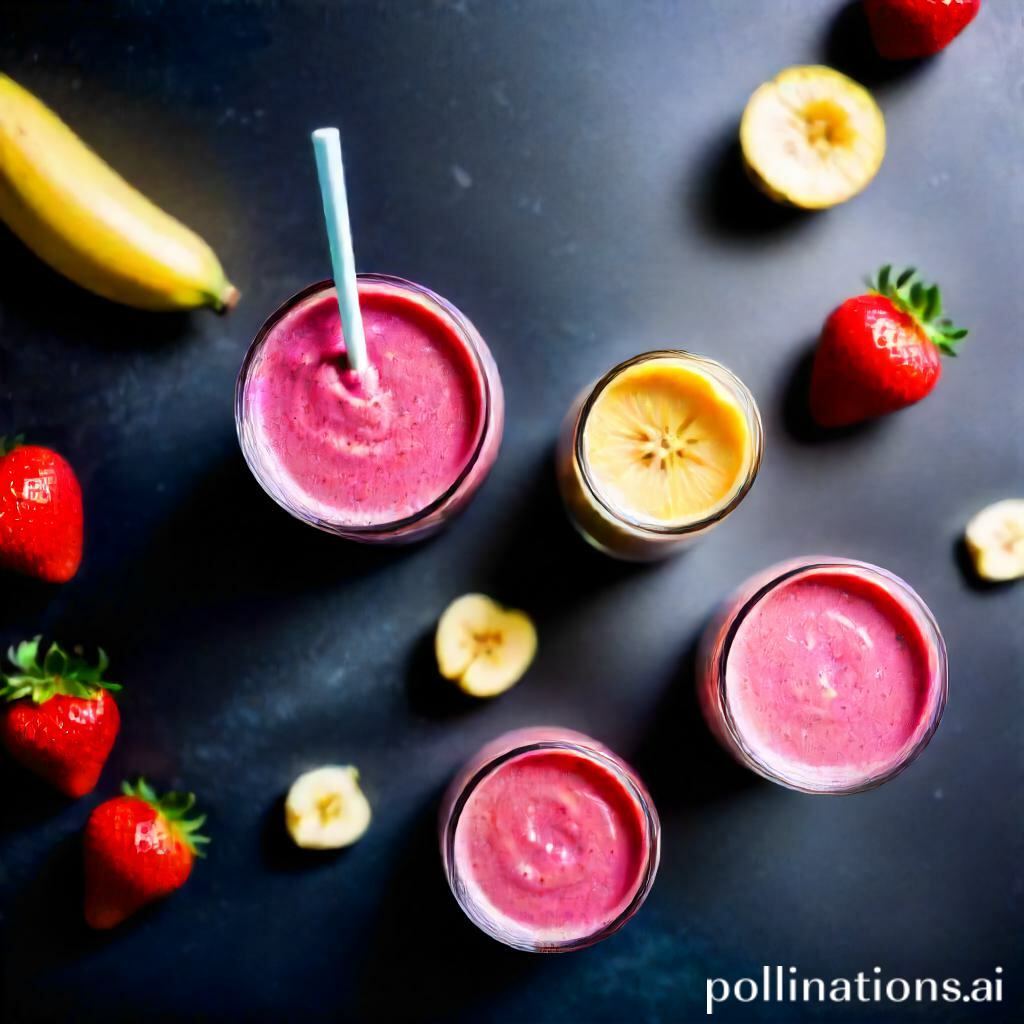 Strawberry Banana Smoothies: A Balanced Diet Essential.