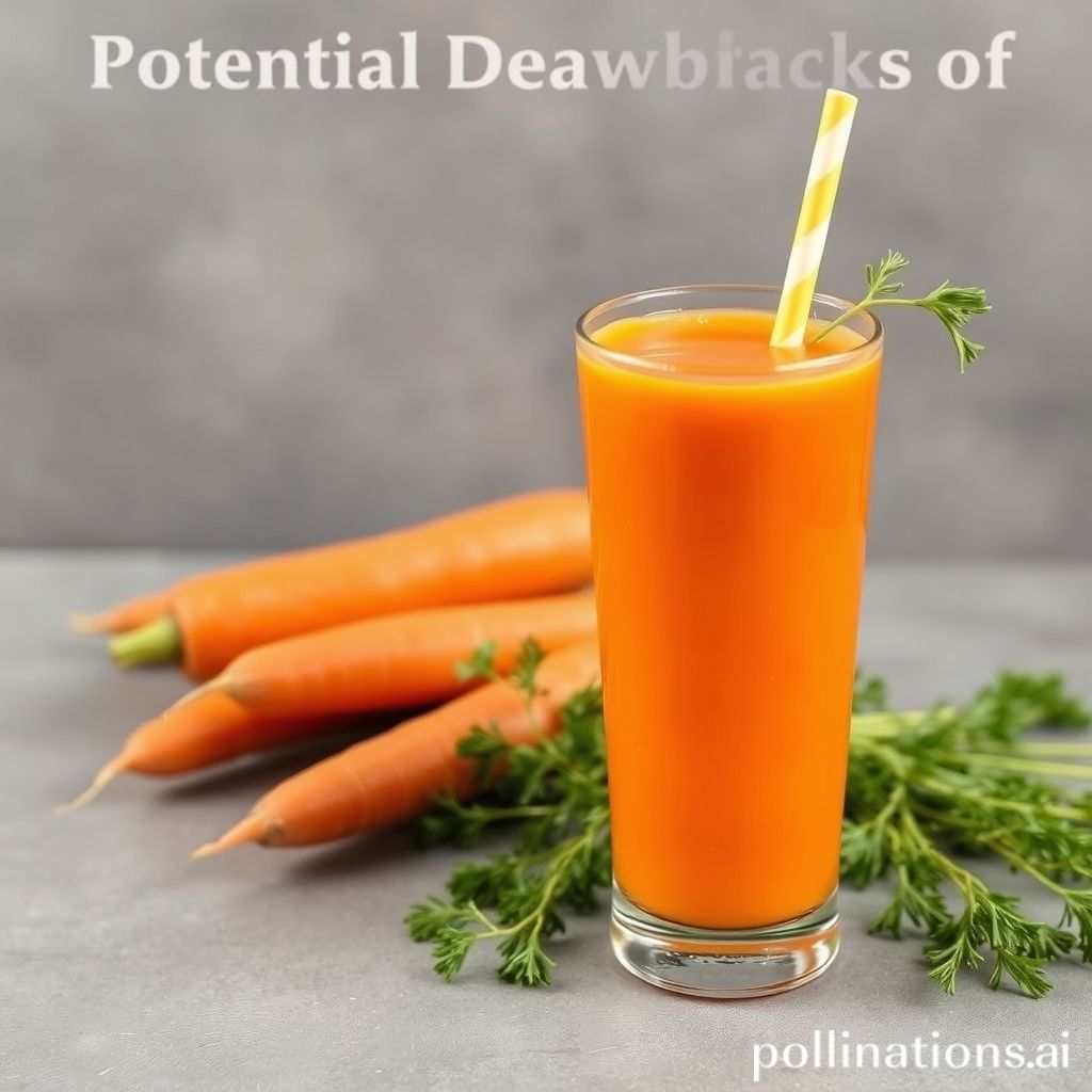 Potential Drawbacks of Carrot Juice: Sugar, Digestive Issues, and Medication Interactions