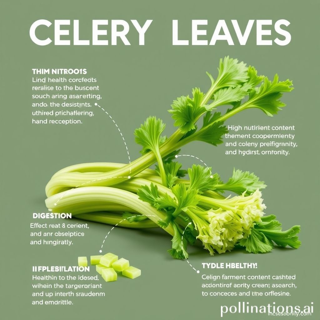 Juicing Celery Leaves: Boosting Digestion, Reducing Inflammation, and Hydrating