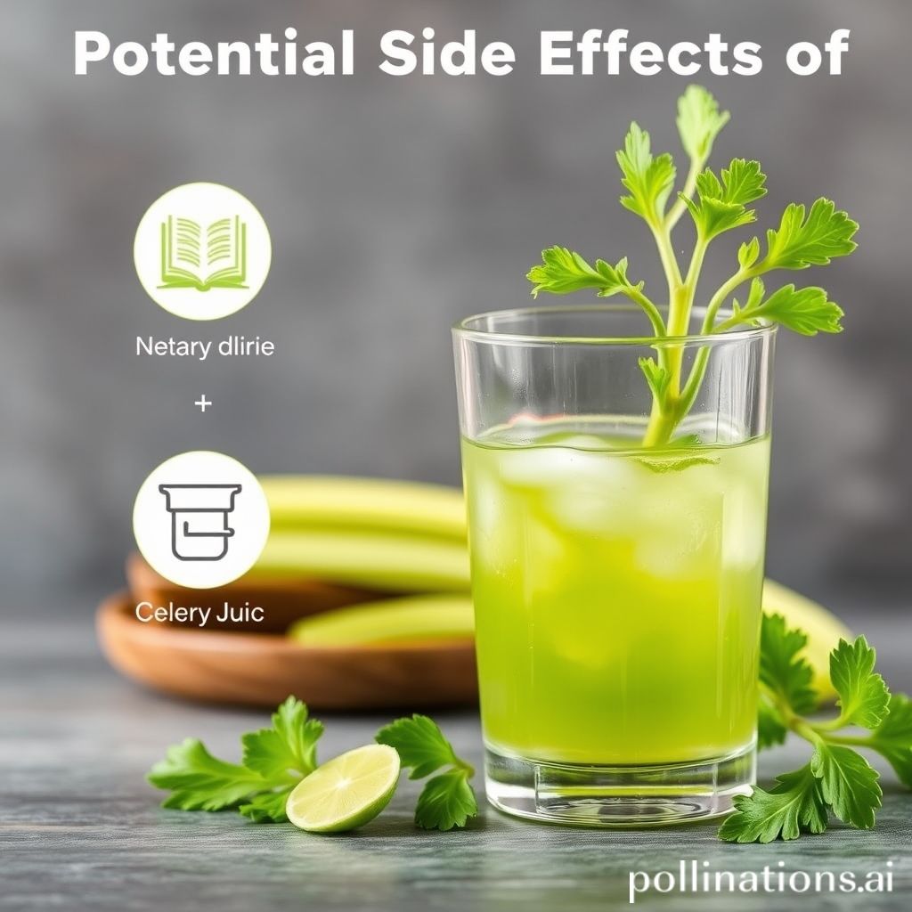 Potential Side Effects of Celery Juice: Digestive Issues, Allergies, and Medication Interactions