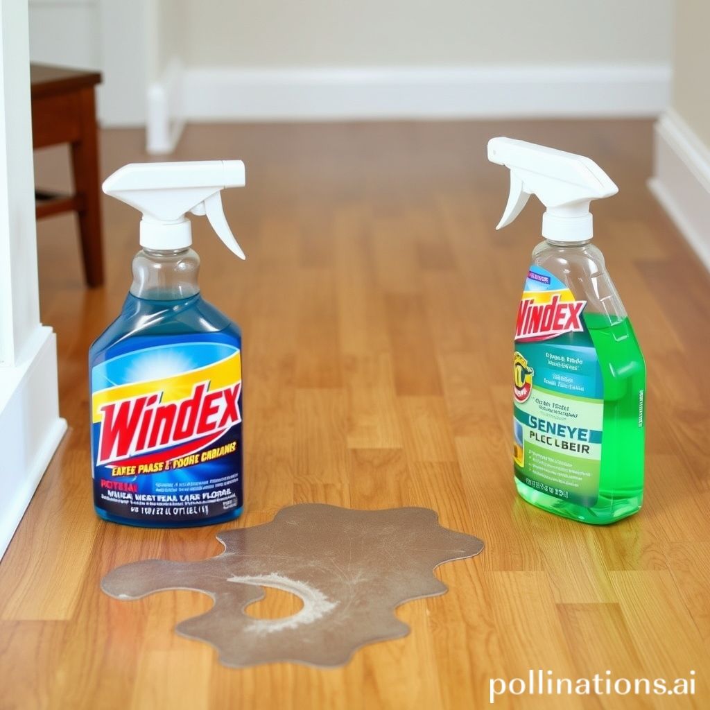 Risks of Windex on Hardwood Floors