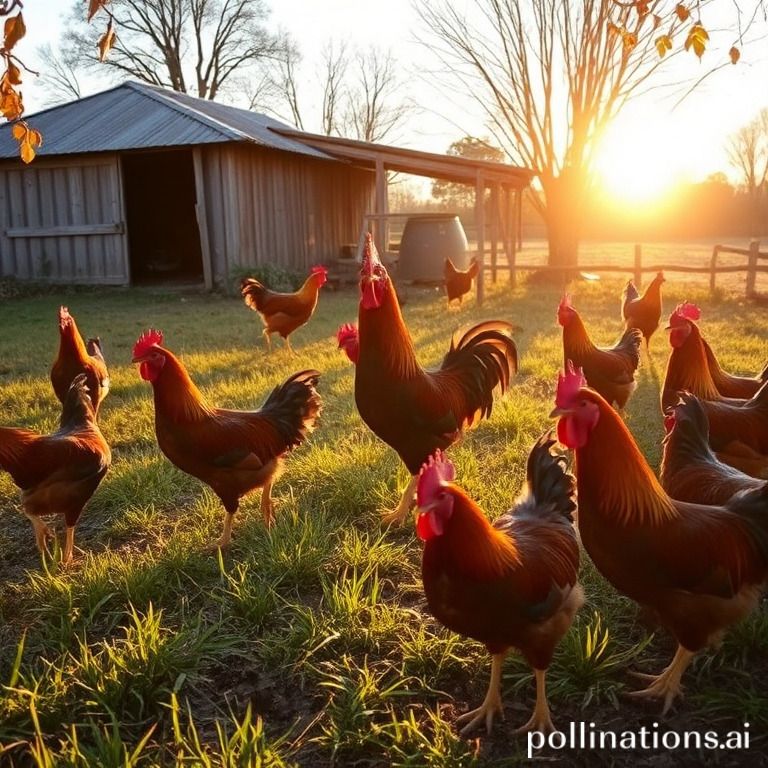 Morning chicken screams